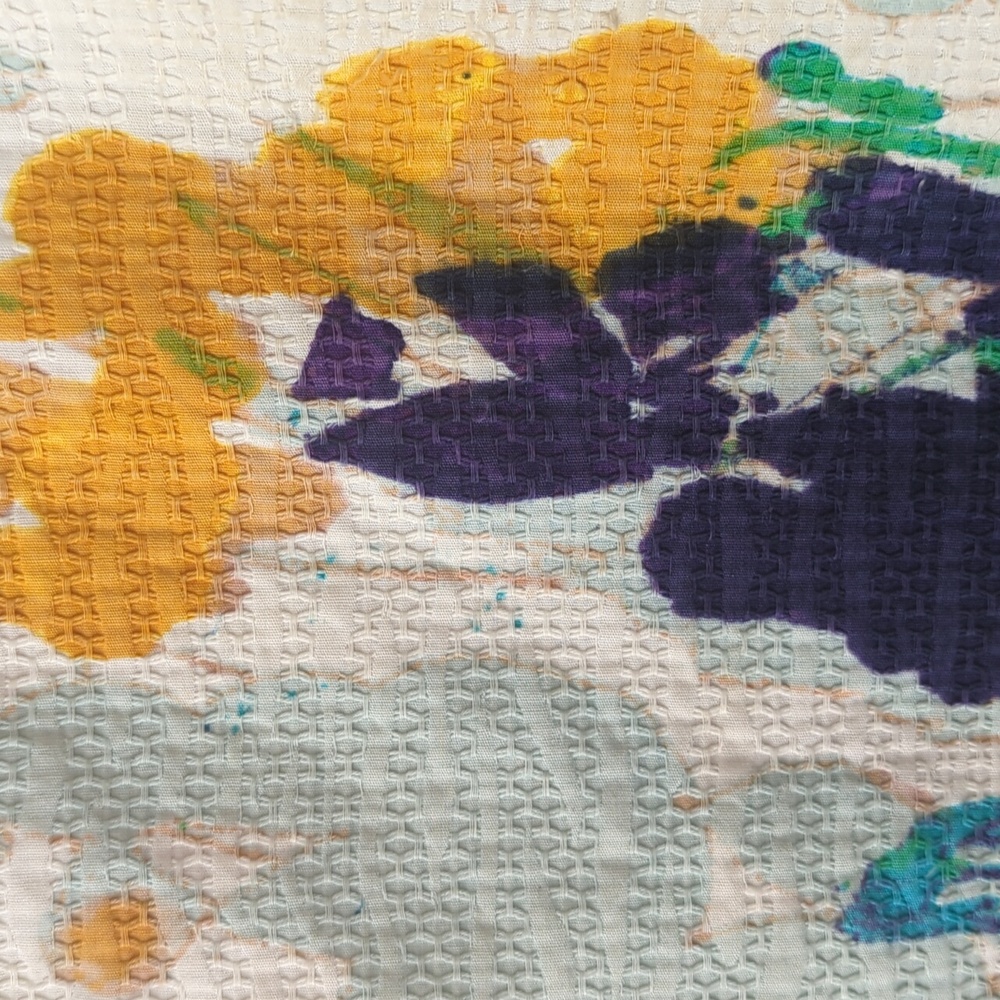 Eliza J Watercolor Multicolor Floral Cotton Dress - Picture 8 of 8
